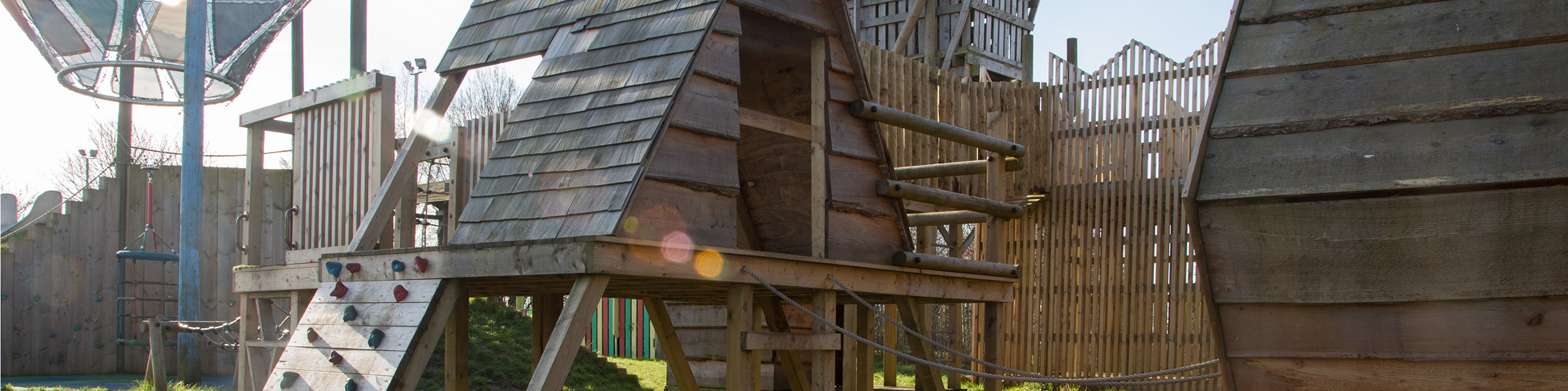The Vench adventure playground Bristol climbing frame